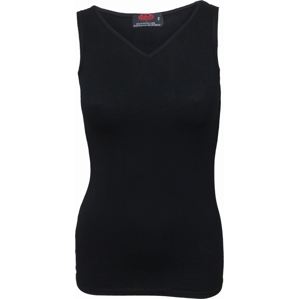 Spiral - URBAN FASHION Sleeveless top - Black